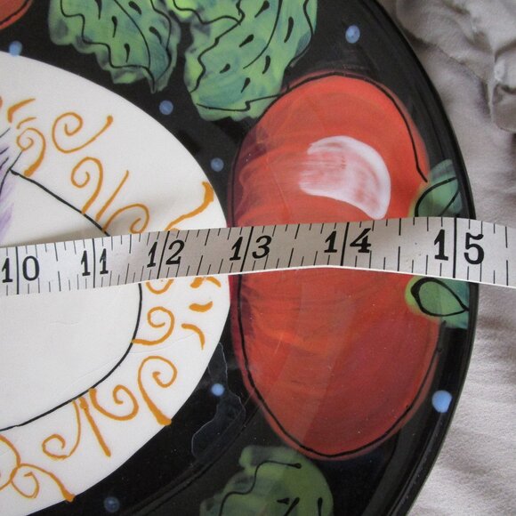 glazed porcelain platter - Picture 5 of 6